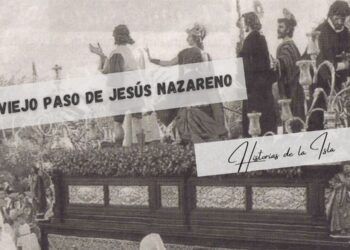 el antiguo paso de la hermandad del nazareno de 1940