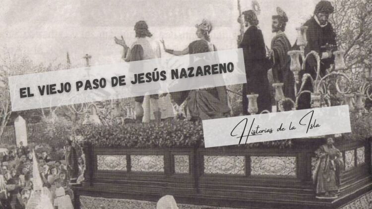 el antiguo paso de la hermandad del nazareno de 1940