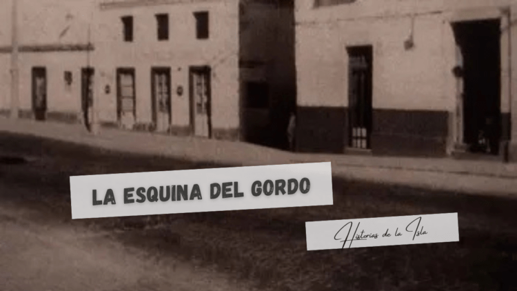 Fotografía histórica de la Esquina del Gordo en San Fernando Cádiz