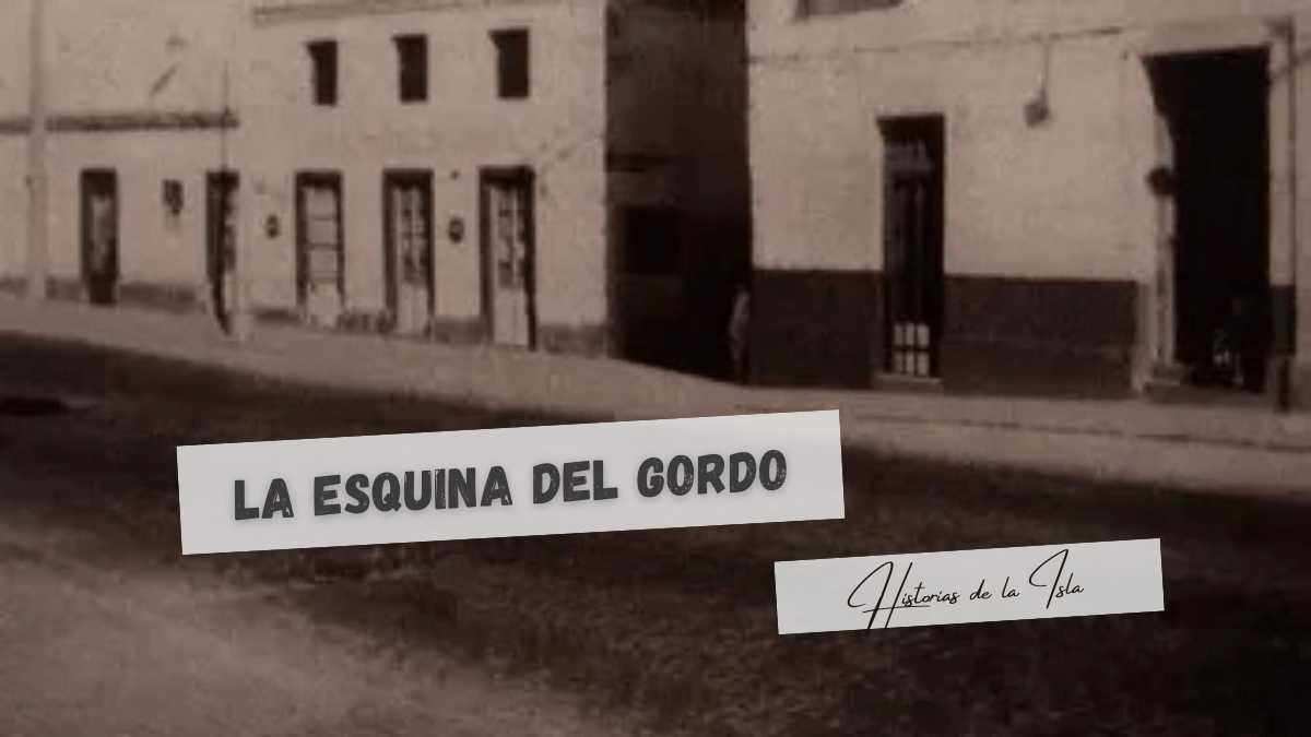 Fotografía histórica de la Esquina del Gordo en San Fernando Cádiz