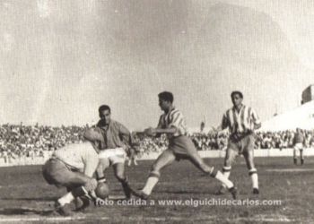 San Fernando - Granada Partido Inauguración 2º División Temporada 1954-1955.-
