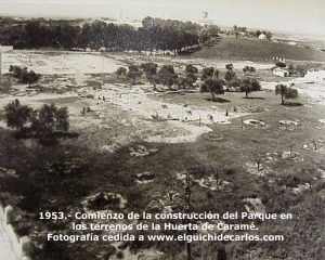 En la vieja Huerta de Caramé se construyó el primer Parque de la Isla. Fotografía cedida por el Museo Histórico Municipal de San Fernando.