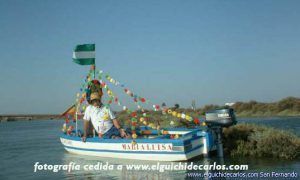 Procesión marítima. Feria de San Fernando