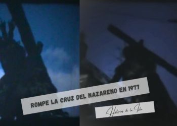 nazareno de san fernando, con la cruz rota