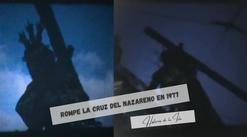 nazareno de san fernando, con la cruz rota