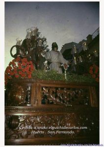 Huerto con túnica blanca Década de los años noventa siglo XX. Fotografía cedida por Francisco González Duboy a El Güichi de Carlos.